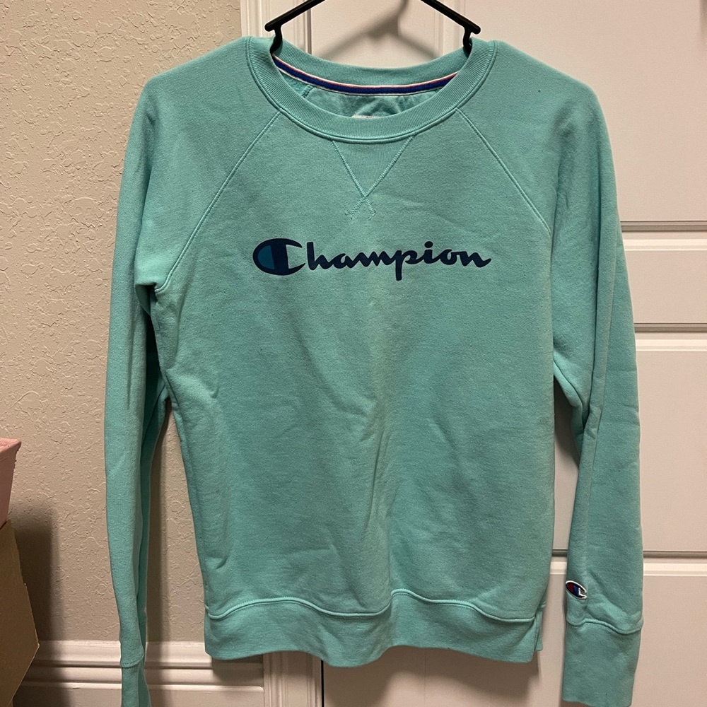 Light Blue Champion Sweatshirt
